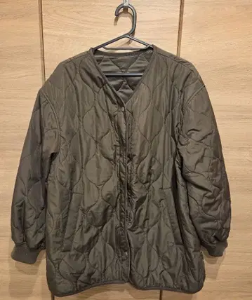 GLOBAL WORK 워셔블 퀼트 발수 블루종 M 사이즈