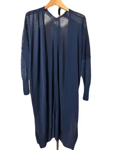 새상품급 MUSE 뮤즈 얇은 소재 롱 가디건 프론트 오픈