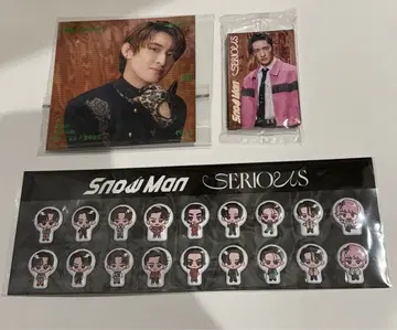 Snow Man SERIOUS 특전 3점