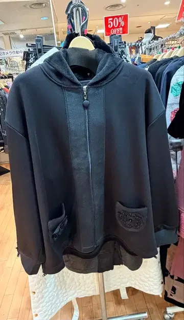 Super Beauty 후드 부착 속기모 점퍼 44