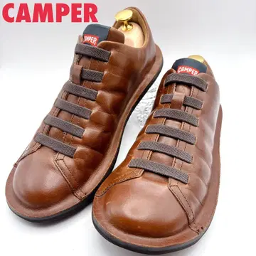 [새상품급] 캠퍼 BEETLE 가죽 신발 브라운 39