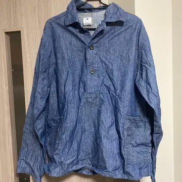 포스트 오버올즈 풀오버 셔츠 사이즈 m