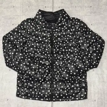 새상품급 UNIQLO 울트라 라이트 다운 자켓 물방울 패턴 조기 4474