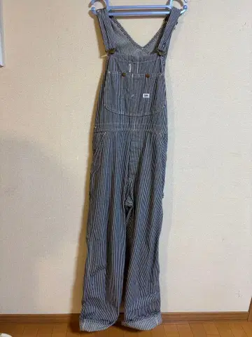 리 스트라이프 오버롤