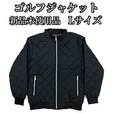 골프 자켓 플리스 안감 부착 자켓 미사용 새상품 L 사이즈 블랙