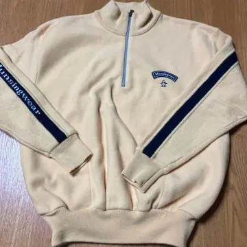 Munsingwear 하프 지퍼 플리스 M 사이즈
