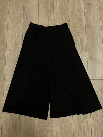 LAD MUSICHAN 블랙 와이드 팬츠 42