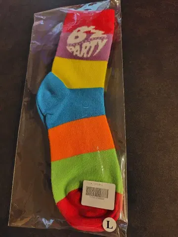 B'z 삭스 레인보우 양말