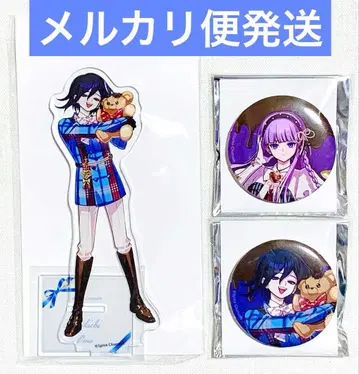 단간론파 오우마 코키치 키리기리 쿄코 아크릴 스탠드 캔뱃지 마네키네코