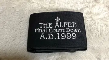 개봉 완료 미사용 THE ALFEE A.D.1999 리스트 밴드 블랙