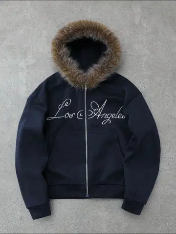 Los Angeles 퍼 후드티 archive 헤이세이