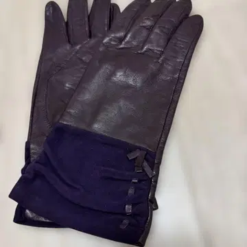 여성용 퍼플 장갑 가죽 & 스웨이드 FRANDO FERRARO