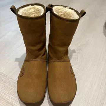 THE NORTH FACE 브라운 어그 부츠 24cm