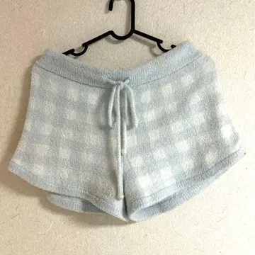 gelato pique 스무디 깅엄 숏팬츠 블루 반바지