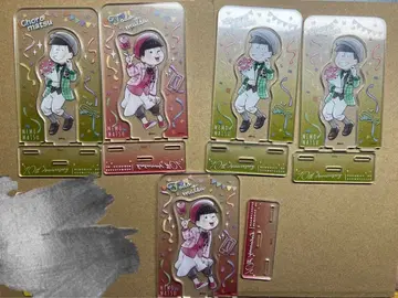 오소마츠 6쌍둥이 100엔 샵 콜라보 빅 아크릴 스탠드