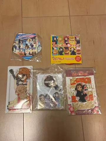 케이온! 굿즈 5세트