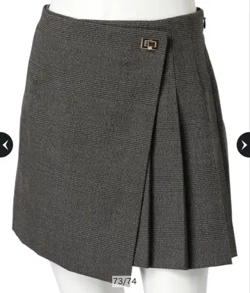 Rirandture 랩 플리츠 미니 스코트