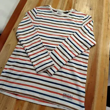 크로커다일 미니 와플 멀티 보더 T셔츠 다음 주까지의 가격