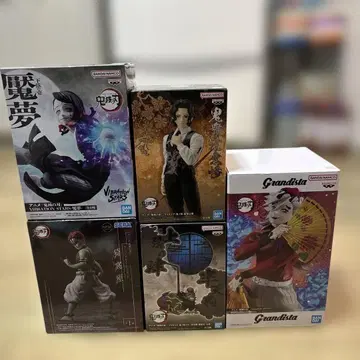 [ 미개봉 ] [ 5개 세트 ] 귀멸의 칼날 피규어