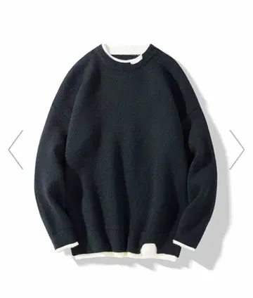 Aimoha 레이어드 스타일 니트 스웨터 택 포함