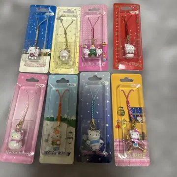 키티 끈 달린 스트랩 크리스마스