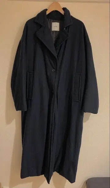 CLANE 다운 울 롱 코트