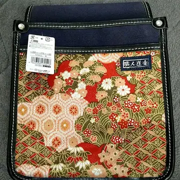 장인도락 허리 주머니, 못 주머니 2단 크레이프 원단 레드