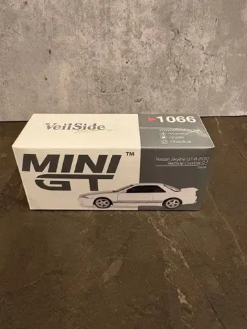 MINI GT 1/64 닛산 GT-R R32 베일사이드 화이트