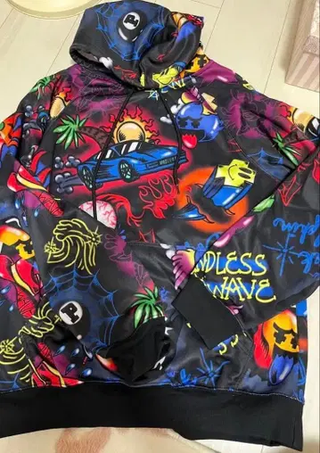 l.h.p 핑크 돌핀 후드티