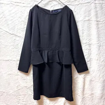 PICCIN 피칭 포멀 원피스 페플럼 블랙 관혼상제