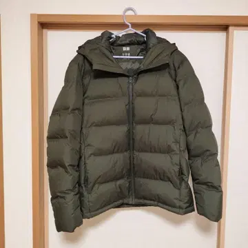 UNIQLO 경량 다운 자켓 XL 올리브 그린