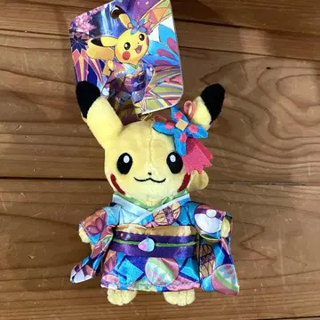 포켓몬 센터 피카츄 키체인 마스코트 봉제 인형