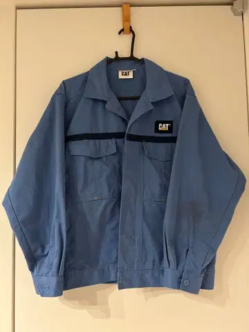 CAT 작업 자켓 파랑