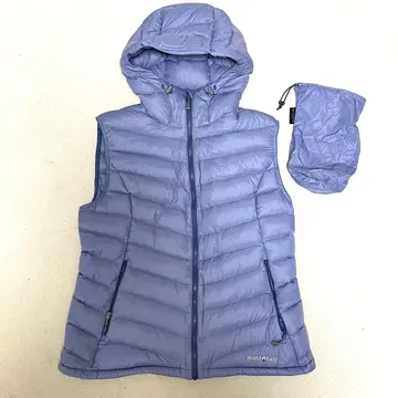 몽벨 다운 베스트 하이랜드 후드 베스트 해외 모델