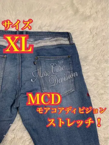 MCD 모어코어디비전 데님 청바지 스트레치 리페어 가공 XL