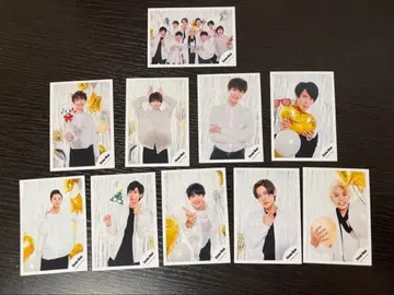 Snow Man greeting mini photo 세트