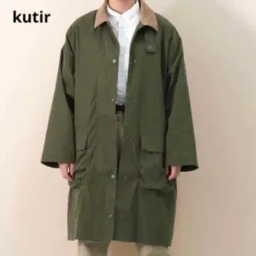 [kutir] 스텐카라 코트 롱 오버 사이즈 서브컬쳐 밀리터리