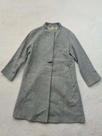 SCAPA 스캐파 그레이 울 롱 코트 LL