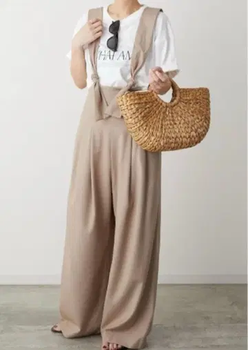 택 포함 새상품 a peau de gem 울 혼방 하이웨스트 살로펫