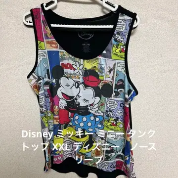 디즈니 미키 미니 탱크탑 XXL 디즈니 슬리브리스
