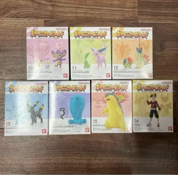 포켓몬 월드 조토 지방 피규어 7세트 10~16