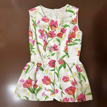 chesty 꽃무늬 페플럼 상의 S 사이즈