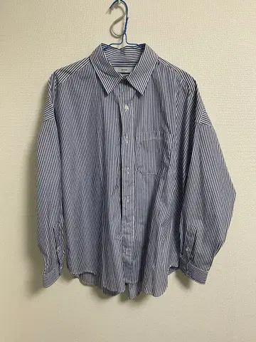 Discoat 스트라이프 빅 셔츠 F 사이즈