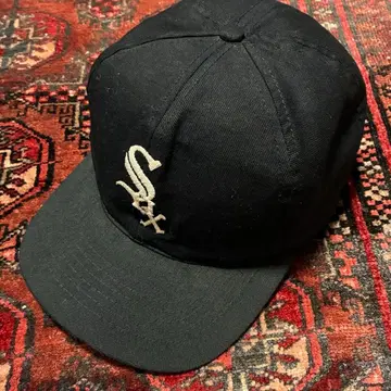 80S 90S 시카고 화이트삭스 SOX 챙 안쪽 그린 캡