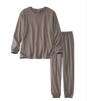 니센 면 100% 룸웨어 세트 모카