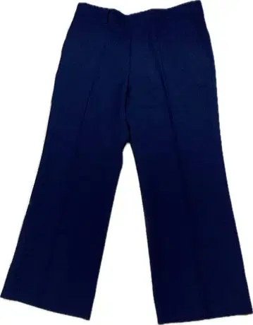 슬랙스 쇼와 레트로 네이비 센터 프레스 80s 빈티지