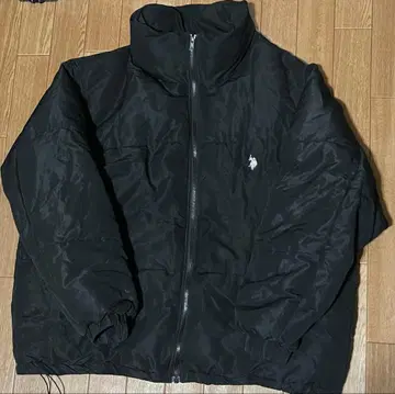 U.S. PORO ASSEN 블랙 다운 자켓