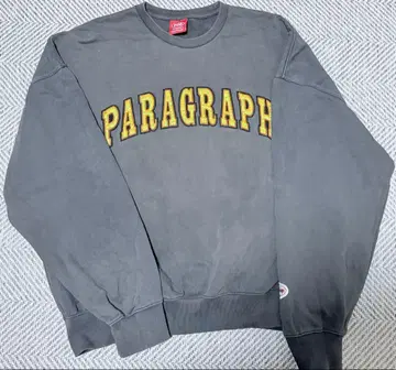 [ 선착순 ] Paragraph 맨투맨 L 남성용 여성용 거의 미사용