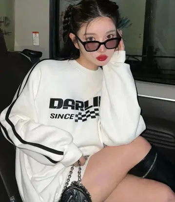 다리치 체커 그래픽 풀오버