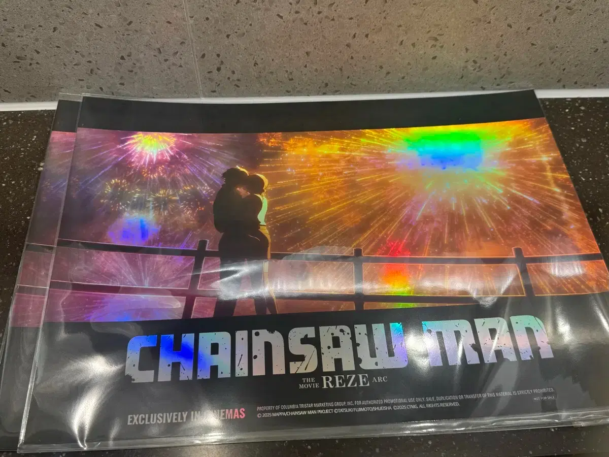 Chainsaw Man Reze Arc Fireworks Poster 7th Week Pre-order Benefit A3